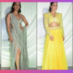 Diwali bash: Mouni Roy, Disha Patani, Alaya F, Manushi Chillar, and others appeared stunning in glam ensembles at a Diwali bash. Here's a look at who wore what.