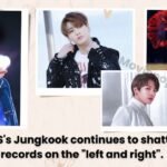 BTS's Jungkook continues to shatter records on the "left and right".