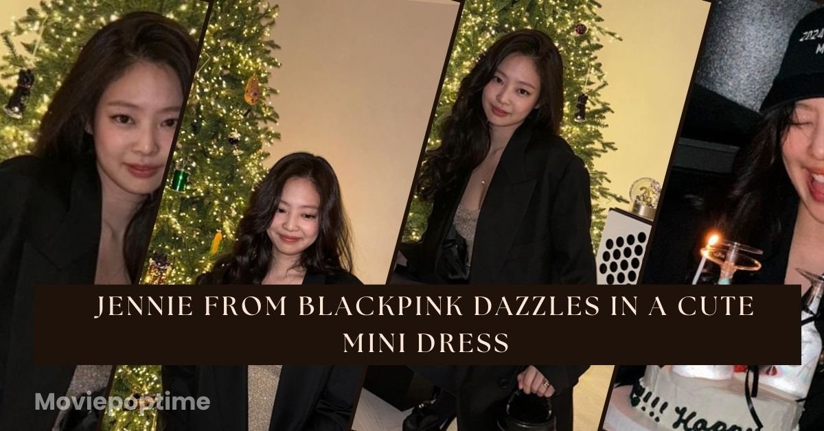 Jennie from BLACKPINK dazzles in a cute mini-dress