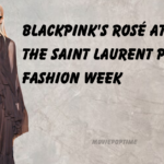 Blackpink's Rosé attends the Saint Laurent Paris Fashion Week