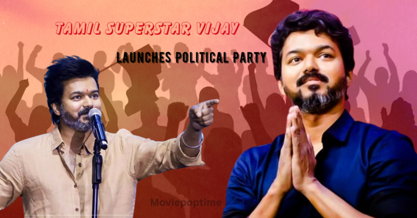 Tamil Superstar Vijay Launches Political Party