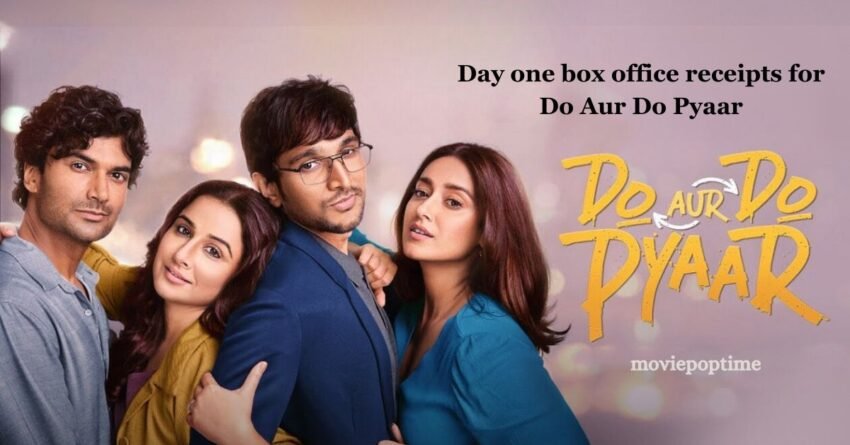 Day one box office receipts for Do Aur Do Pyaar Vidya Balan and Pratik Gandhi's romantic comedy bring in ₹50 lakh