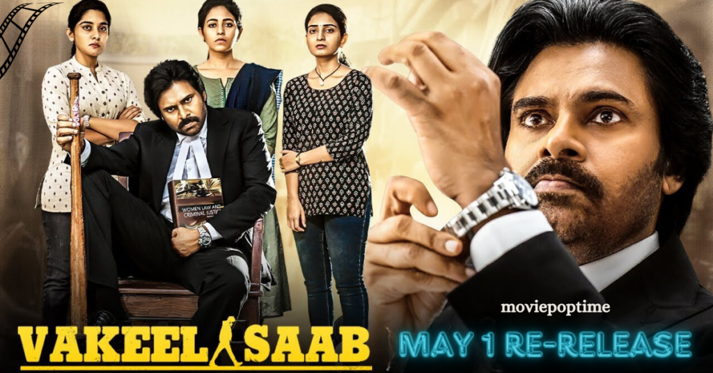 Vakeel Saab, starring Pawan Kalyan, will reopen in theaters, and fans are excited to see it on a large screen