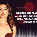 Samantha Ruth Prabhu's Sultry Maroon Dress Goes Viral on Social Media; Fans Say She Sets The Internet On Fire