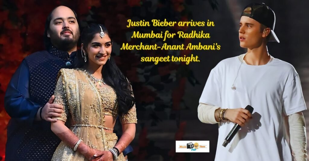 Justin Bieber arrives in Mumbai for Radhika Merchant-Anant Ambani's sangeet tonight.