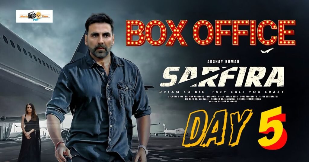 Sarfira Worldwide Box Office (After Day 5) Experiences a Small Increase on Tuesday, Surpasses 22 Crore Mark